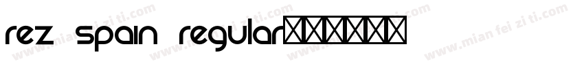 REZ Spain Regular字体转换